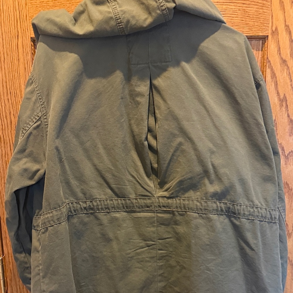 Ava & Viv Womens Green Military Jacket - Picture 5 of 6